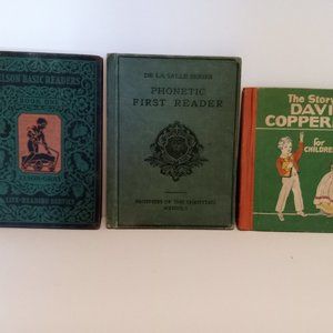 Collection of 3 vintage children's books -1920's and 30's